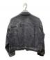pual ce cin (ピュアルセシン) ヴィンテージ加工 デニムジャケット ブラック サイズ:不明（タグ切れ）：6000円