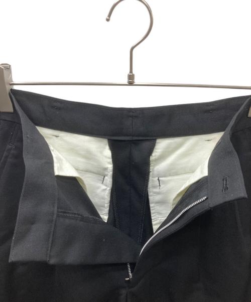 BLACK COMME des GARCONS（ブラックコムデギャルソン）BLACK COMME des GARCONS (ブラックコムデギャルソン) ショートスラックス ブラック サイズ:XSの古着・服飾アイテム