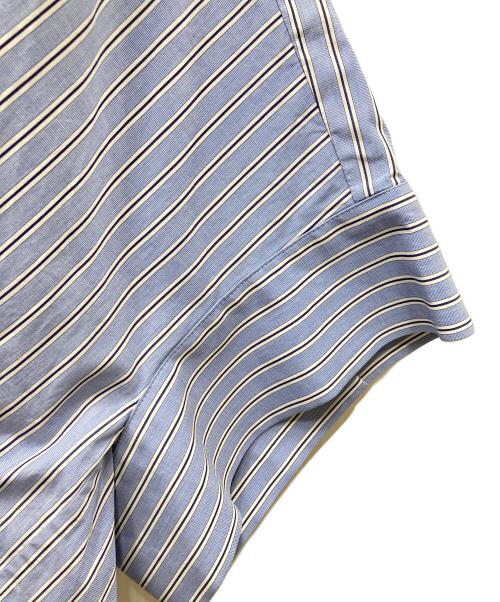 sacai（サカイ）sacai (サカイ) THOMAS MASON ストライプ ポプリン コットン 半袖シャツ ブルー サイズ:1の古着・服飾アイテム