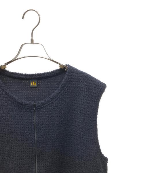 山荘飯島（サンソウイイジマ）山荘飯島 (サンソウイイジマ) アルファダイレクトベスト ネイビー サイズ:3の古着・服飾アイテム