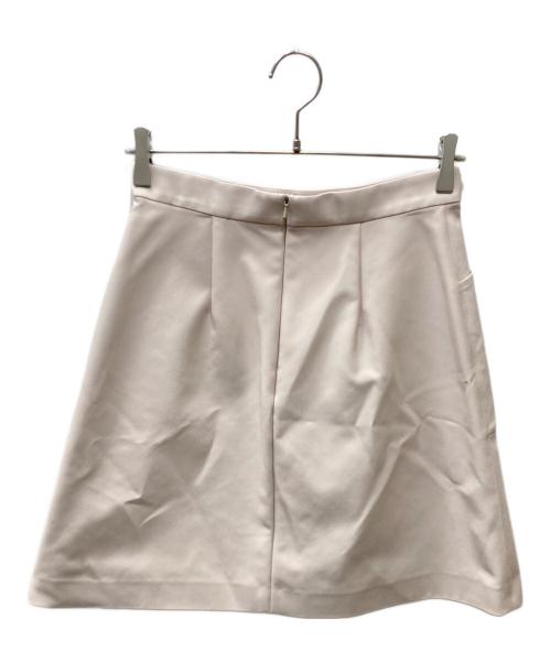 FOXEY NEWYORK（フォクシーニューヨーク）FOXEY NEWYORK (フォクシーニューヨーク) Faille Cargo Pleated Skirt プリーツフレアスカート ベージュ サイズ:40の古着・服飾アイテム