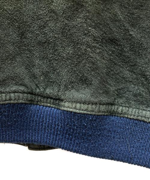 ISSEY MIYAKE（イッセイミヤケ）ISSEY MIYAKE (イッセイミヤケ) ピッグレザーボンバージャケット ブラック サイズ:9の古着・服飾アイテム