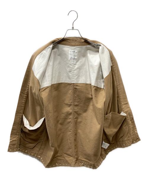 VISVIM（ビズビム）VISVIM (ビズビム) SANJURO KIMONO/サンジュロウキモノジャケット ベージュ サイズ:SIZE 3の古着・服飾アイテム