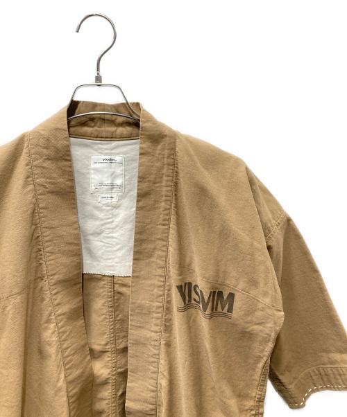 VISVIM（ビズビム）VISVIM (ビズビム) SANJURO KIMONO/サンジュロウキモノジャケット ベージュ サイズ:SIZE 3の古着・服飾アイテム