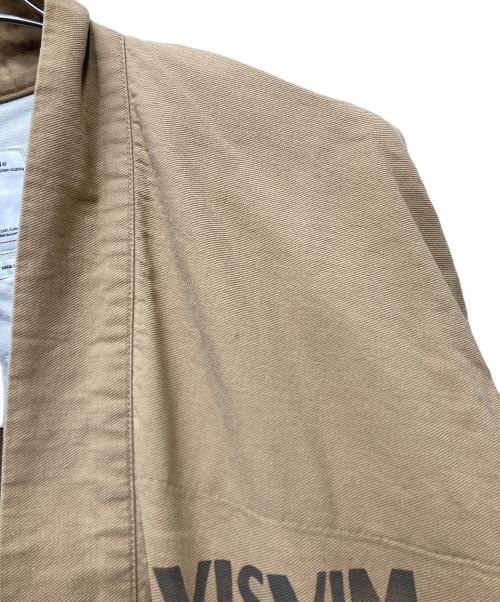 VISVIM（ビズビム）VISVIM (ビズビム) SANJURO KIMONO/サンジュロウキモノジャケット ベージュ サイズ:SIZE 3の古着・服飾アイテム