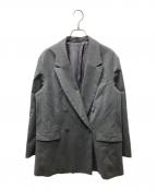 Adam et Ropeアダム エ ロペ）の古着「ダブルブレストジャケット」｜グレー