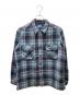 PENDLETON（ペンドルトン）の古着「ウールボードシャツ」｜ブルー×グレー