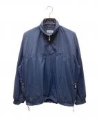 TTT MSWティー モダンストリートウェア）の古着「NYLON PULL OVER ZIP アノラックマウンテンパーカー」｜ネイビー