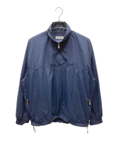 TTT MSW（ティー モダンストリートウェア）TTT MSW (ティー モダンストリートウェア) NYLON PULL OVER ZIP アノラックマウンテンパーカー ネイビー サイズ:Mの古着・服飾アイテム