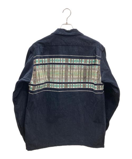 TOWN CRAFT（タウンクラフト）TOWN CRAFT (タウンクラフト) VINTAGE CORDUROY SHIRT コーデュロイシャツ ブラック サイズ:SIZE XL(42-44)の古着・服飾アイテム