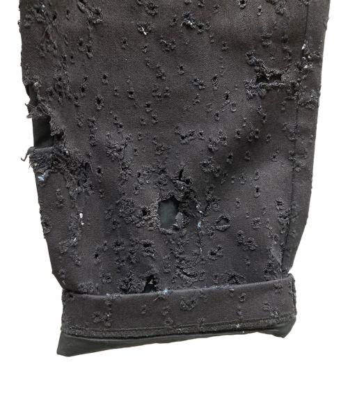 song for the mute（ソングフォーザミュート）Song for the Mute (ソングフォーザミュート) 241 MPT086 BULEMDN デニムパンツ ブラック サイズ:SIZE 48の古着・服飾アイテム