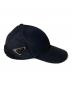 PRADA (プラダ) Re-Nylon ベースボールキャップ ブラック：45000円