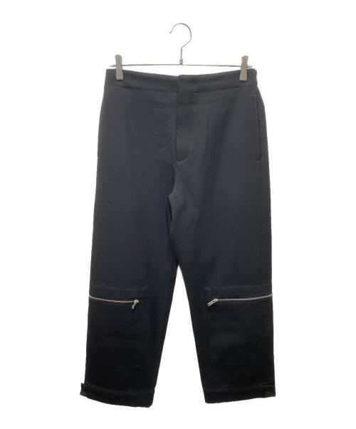 JIL SANDER（ジルサンダー）JIL SANDER (ジルサンダー) ジップトラウザーパンツ ブラック サイズ:44の古着・服飾アイテム