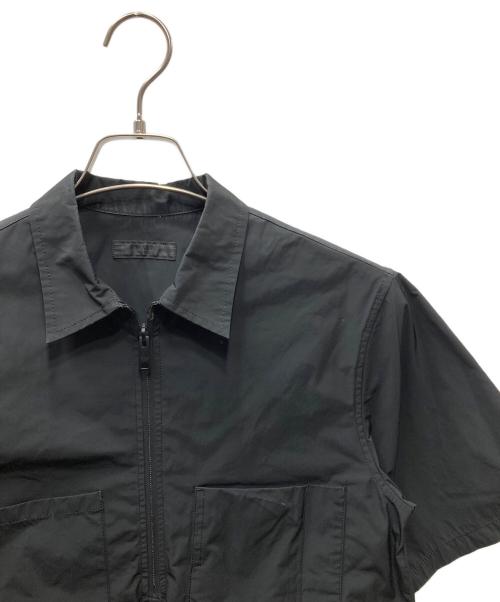 PRADA（プラダ）PRADA (プラダ) 半袖 ポリエステル シャツ ブラック サイズ:XSの古着・服飾アイテム