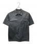 PRADA（プラダ）の古着「半袖 ポリエステル シャツ」｜ブラック