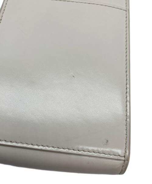 JIL SANDER（ジルサンダー）JIL SANDER (ジルサンダー) タングル スモール レザーショルダーバッグ ホワイトの古着・服飾アイテム