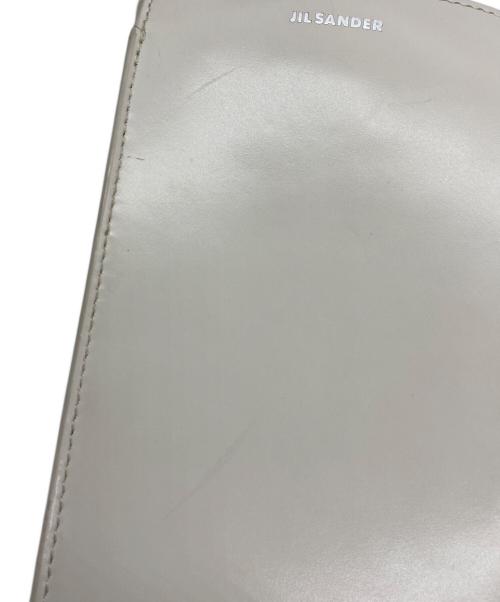 JIL SANDER（ジルサンダー）JIL SANDER (ジルサンダー) タングル スモール レザーショルダーバッグ ホワイトの古着・服飾アイテム