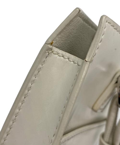 JIL SANDER（ジルサンダー）JIL SANDER (ジルサンダー) タングル スモール レザーショルダーバッグ ホワイトの古着・服飾アイテム