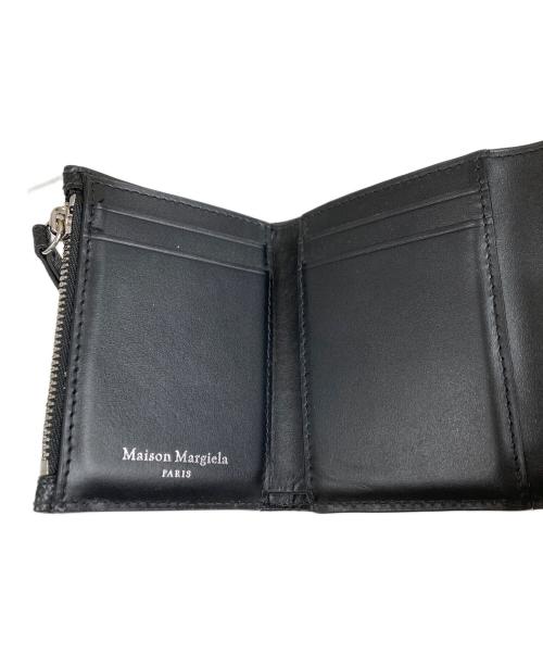 Maison Margiela 11（メゾンマルジェラ 11）Maison Margiela 11 (メゾンマルジェラ 11) ホワイト Four Stitches 財布 ブラックの古着・服飾アイテム