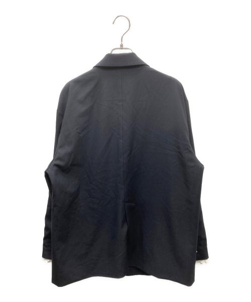 FUDGE（ファッジ）FUDGE (ファッジ) UMI 2Way Ruffled Sleeve Jacket ラッフルスリーブブレザー ネイビー サイズ:Mの古着・服飾アイテム