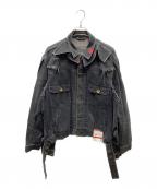 Maison MIHARA YASUHIROメゾン ミハラ ヤスヒロ）の古着「デニムジャケット」｜ブラック
