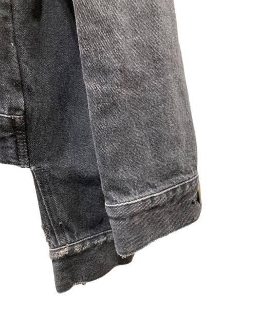 Maison MIHARA YASUHIRO（メゾン ミハラ ヤスヒロ）Maison MIHARA YASUHIRO (メゾン ミハラ ヤスヒロ) デニムジャケット ブラック サイズ:46の古着・服飾アイテム