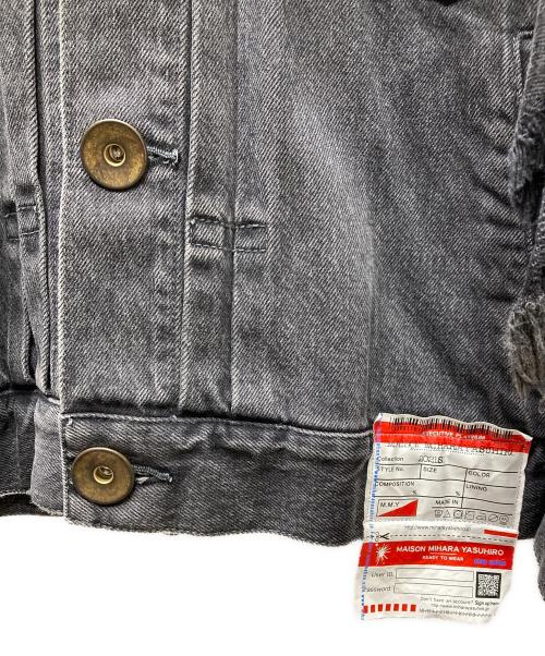 Maison MIHARA YASUHIRO（メゾン ミハラ ヤスヒロ）Maison MIHARA YASUHIRO (メゾン ミハラ ヤスヒロ) デニムジャケット ブラック サイズ:46の古着・服飾アイテム