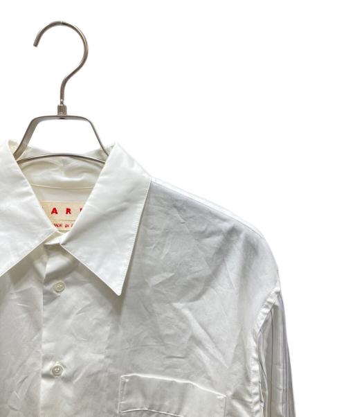 MARNI（マルニ）MARNI (マルニ) 切替ロングスリーブシャツ ホワイト サイズ:48の古着・服飾アイテム