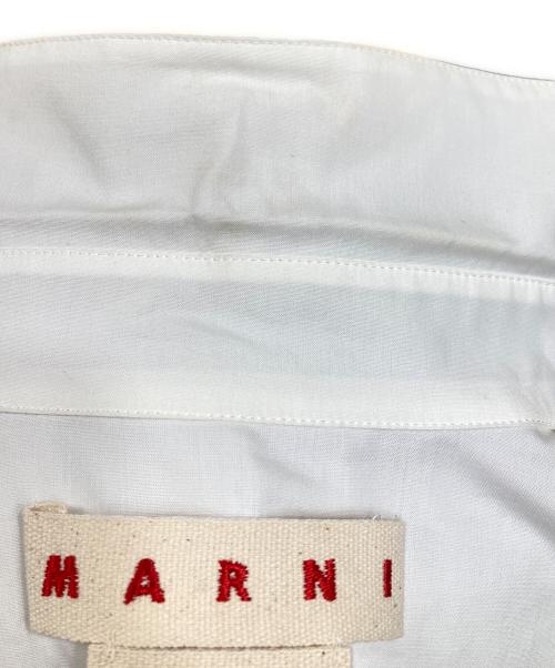 MARNI（マルニ）MARNI (マルニ) 切替ロングスリーブシャツ ホワイト サイズ:48の古着・服飾アイテム