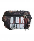 Vivienne Westwood×EASTPAKヴィヴィアンウエストウッド×イーストパック）の古着「メッセンジャーバッグ」｜ブラック×レッド