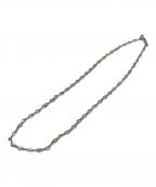 BRU NA BOINNEブルーナボイン）の古着「ハンドツイストチェーン ネックレス」｜シルバーカラー