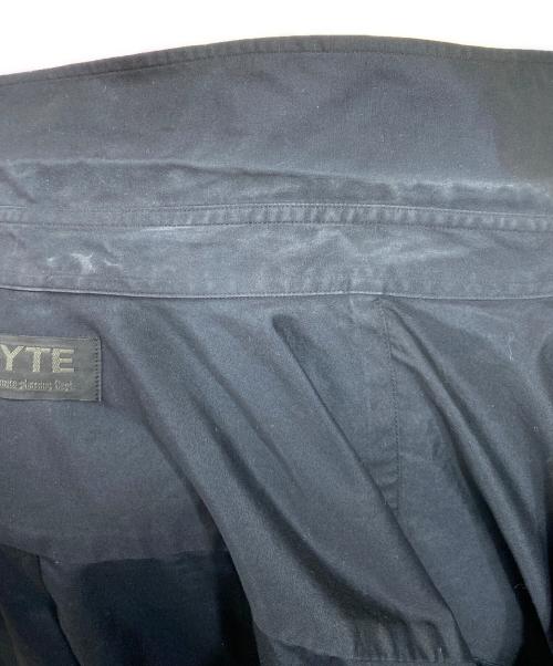 s'yte（サイト）s'yte (サイト) パッチワークシャツ ブラック サイズ:4の古着・服飾アイテム