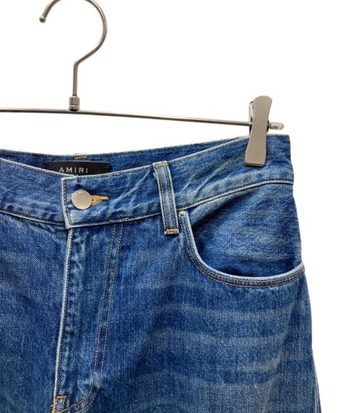 AMIRI（アミリ）AMIRI (アミリ) Baggy ワイドジーンズ ブルー サイズ:26の古着・服飾アイテム