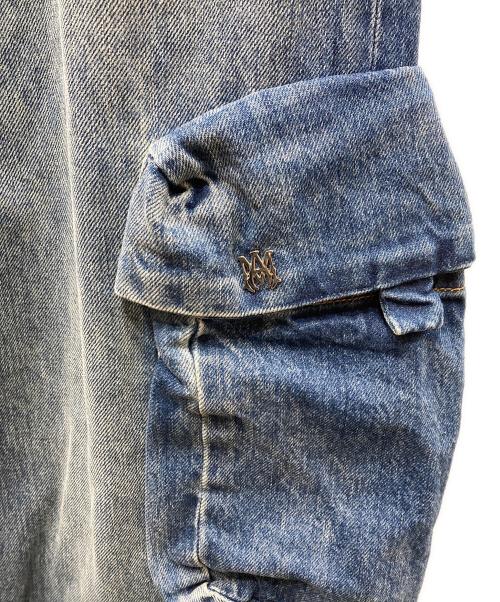 AMIRI（アミリ）AMIRI (アミリ) Baggy ワイドジーンズ ブルー サイズ:26の古着・服飾アイテム