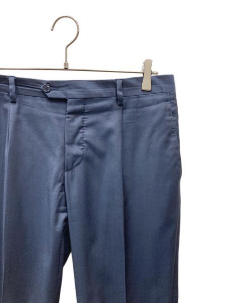 LARDINI（ラルディーニ）LARDINI (ラルディーニ) ウール×レーヨン スラックス ネイビー サイズ:SIZE 48の古着・服飾アイテム