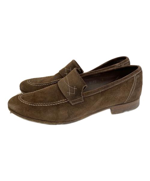JOHN LOBB（ジョンロブ）JOHN LOBB (ジョンロブ) YARDLEY スウェードローファー ブラウン サイズ:SIZE 7の古着・服飾アイテム
