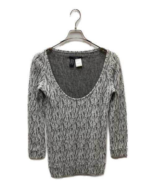 LIMI feu（リミフゥ）LIMI feu (リミフゥ) 変形カットソー グレー サイズ:Sの古着・服飾アイテム