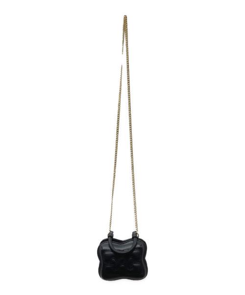 GANNI（ガニー）GANNI (ガニー) NANO BUTTERFLY TOP HANDLE BAG マイクロショルダーバッグ ブラックの古着・服飾アイテム