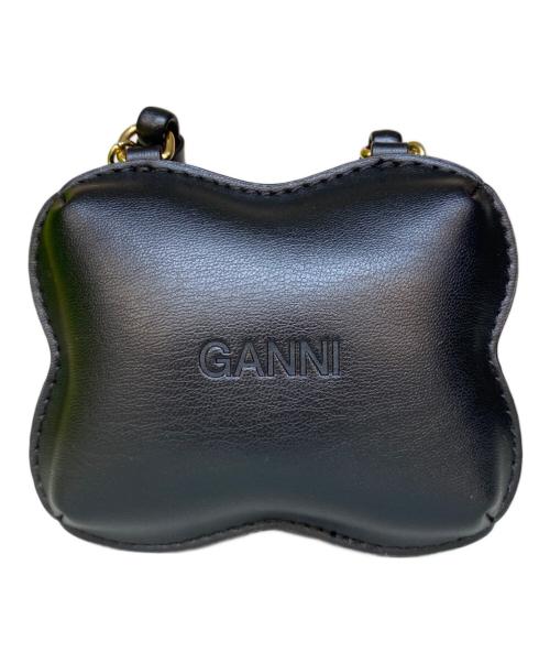GANNI（ガニー）GANNI (ガニー) NANO BUTTERFLY TOP HANDLE BAG マイクロショルダーバッグ ブラックの古着・服飾アイテム