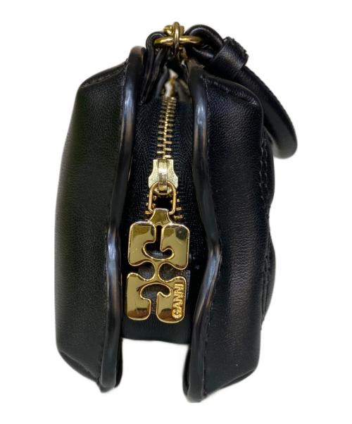 GANNI（ガニー）GANNI (ガニー) NANO BUTTERFLY TOP HANDLE BAG マイクロショルダーバッグ ブラックの古着・服飾アイテム