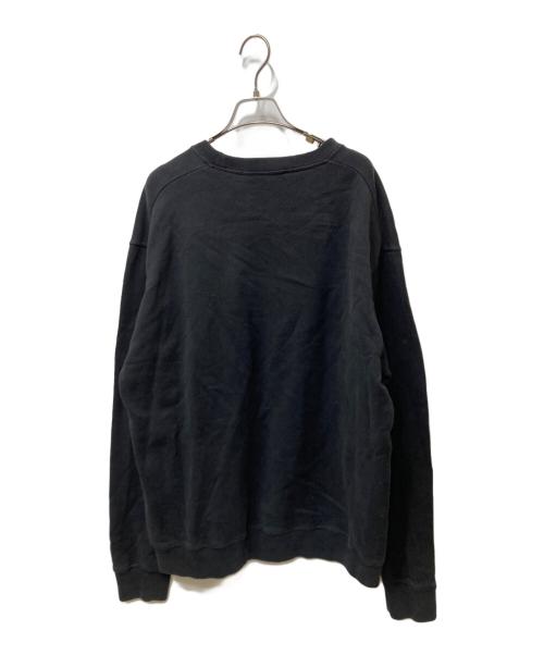 DSQUARED2（ディースクエアード）DSQUARED2 (ディースクエアード) Be ICON Cool Sweatshirt アイコンクルーネックスウェット ブラック サイズ:XXLの古着・服飾アイテム