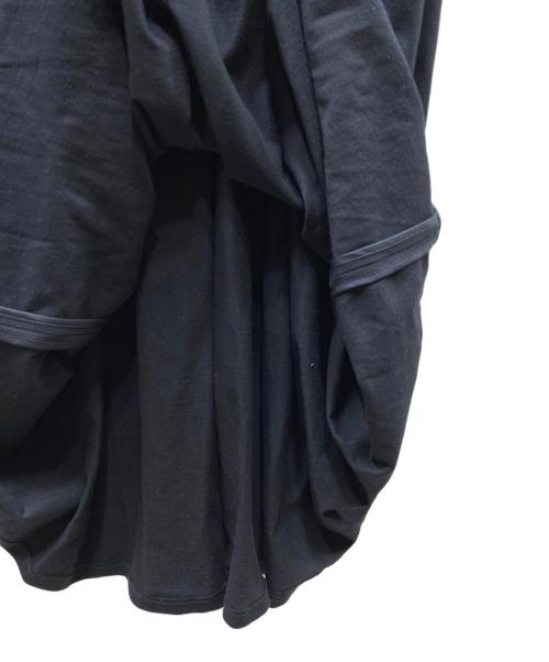 DRAWER（ドゥロワー）Drawer (ドゥロワー) PRE2 天竺ケープスリーブワンピース ネイビー サイズ:SIZE 36の古着・服飾アイテム