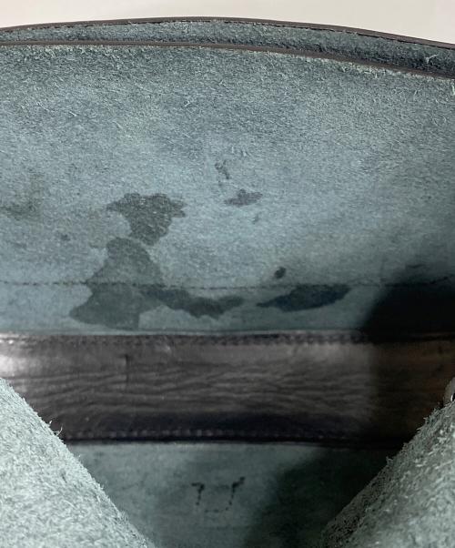 IL BISONTE（イル ビゾンテ）IL BISONTE (イル ビゾンテ) レザーショルダーバッグ ブラックの古着・服飾アイテム