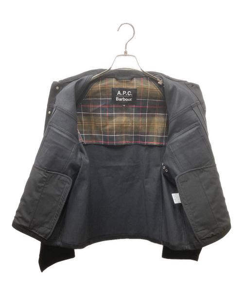 A.P.C.（アーペーセー）A.P.C. (アーペーセー) Barbour (バブアー) SPEY デニムジャケット ブラック サイズ:Sの古着・服飾アイテム