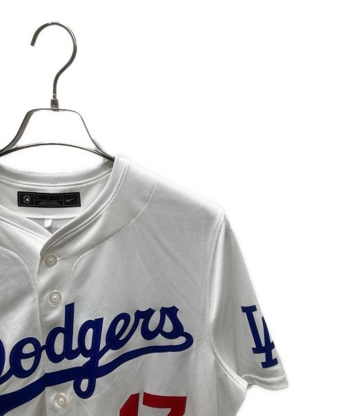 NIKE（ナイキ）NIKE (ナイキ) ベースボールシャツ ホワイト サイズ:Mの古着・服飾アイテム