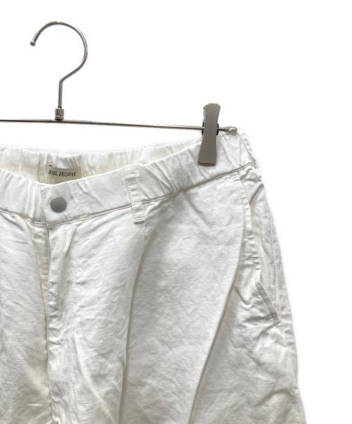 vainl archive（ヴァイナルアーカイブ）VAINL ARCHIVE (ヴァイナルアーカイブ) MIL-TROUSER/ミルトラウザー ホワイト サイズ:Mの古着・服飾アイテム