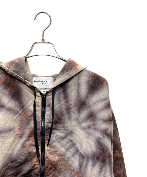 NOMARHYTHM TEXTILE（ノーマリズムテキスタイル）NOMARHYTHM TEXTILE (ノーマリズムテキスタイル) ナイロンジャケット ブラウン サイズ:SIZE 3の古着・服飾アイテム