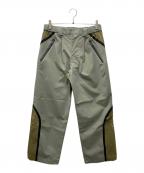 BALバル）の古着「WATER PROOF POLYESTER SIDE ZIP GUIDE PANT/ウォータープルーフジップパンツ」｜カーキ