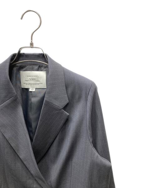 Ameri（アメリ）AMERI (アメリ) DENIM CORSET COMBINE JACKET テーラードジャケット グレー サイズ:Sの古着・服飾アイテム