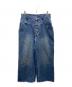 B.BALLSY（ボールジーブラザーズ）の古着「ballsy Super baggy denim pants ワイドデニムパンツ」｜ブルー
